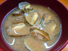 Asari clams miso soup