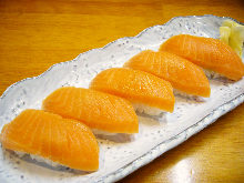 Salmon sushi