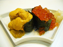 Overflowing Sea Urchin & Salmon Roe