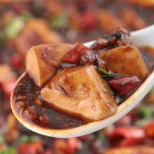 Spicy tofu and ground meat