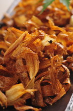 Fried burdock root