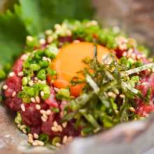 Horse meat tartare