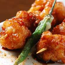 Sweet and spicy fried offal