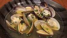 Manila clams steamed with sake