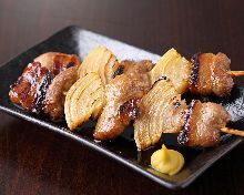 Grilled pork skewer