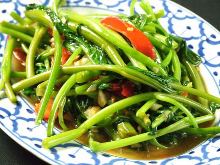 Pad pak boong fai daeng