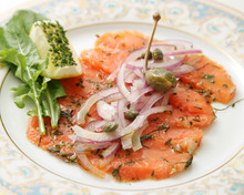 Marinated salmon Marinated salmon