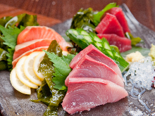 Assorted sashimi, 3 kinds