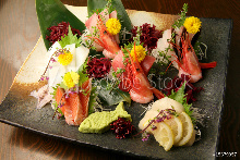 Assorted sashimi, 5 kinds