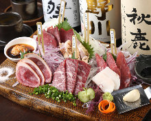 Assorted meat cuisine