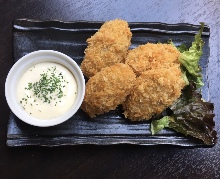 Deep-fried oysters