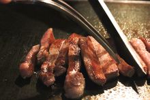 Teppan-yaki(cooked on a griddle)