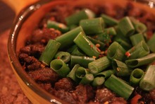 Simmered beef tendon