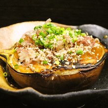 Grilled eggplant with miso