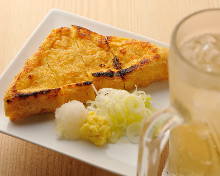 Grilled deep-fried tofu