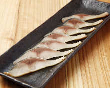 Mackerel sashimi