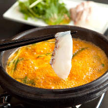 Seafood shabu-shabu