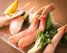 Snow crab sashimi