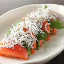 Tomato and avocado salad