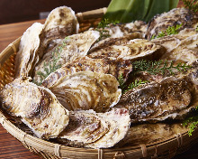 Unsalted grilled oyster