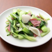 Stir-fried bok choy