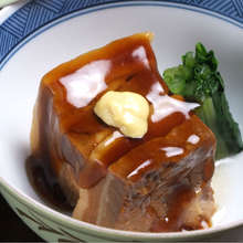 Simmered pork belly