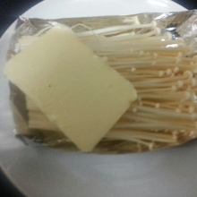 Grilled mushrooms with butter