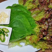 Sangchu (Korean stem lettuce)