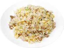 Fried rice with roasted pork