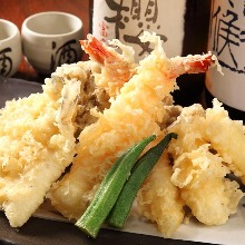 Assorted tempura