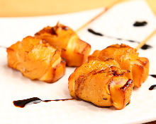 Grilled fish skewer