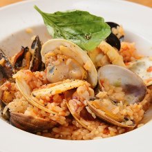 Seafood risotto