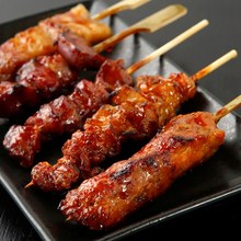 Assorted grilled skewers