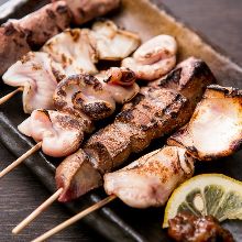 Assorted grilled skewers, 5 kinds