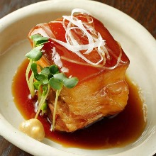 Simmered pork belly