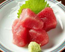 Assorted tuna sashimi