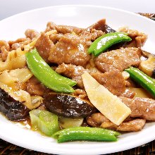 Stir-fried beef with oyster sauce