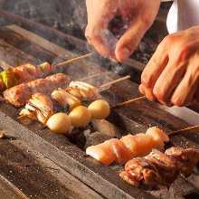 Assorted grilled skewers, 5 kinds