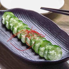 Pickled whole cucumber