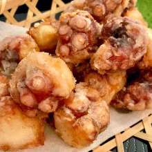 Fried octopus
