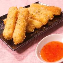 Chicken tenderloin cheese cutlet