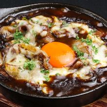 Simmered beef tendon in demi-glace sauce