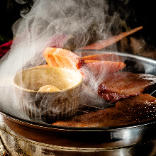 Assorted smoked foods