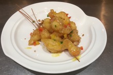 Stir-fried shrimp with mayonnaise