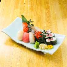 Assorted nigiri sushi, 8 kinds