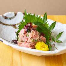 Namero (chopped and seasoned seafood)