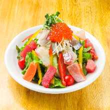 Seafood salad of the day