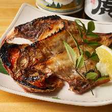 Salted and grilled splendid alfonsino