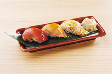 Assorted nigiri sushi, 3 kinds