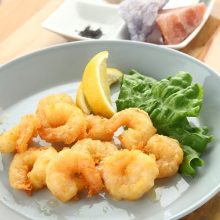 Fried prawns